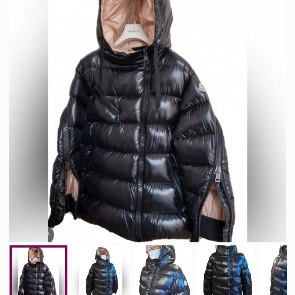 Pristine Moncler Liriope Giubbotto Down Jacket Pink Interior - Picture 5 of 14